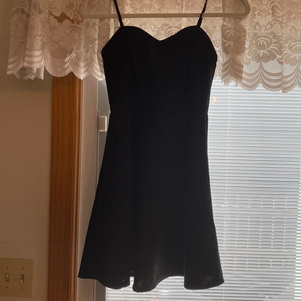 Black cocktail dress